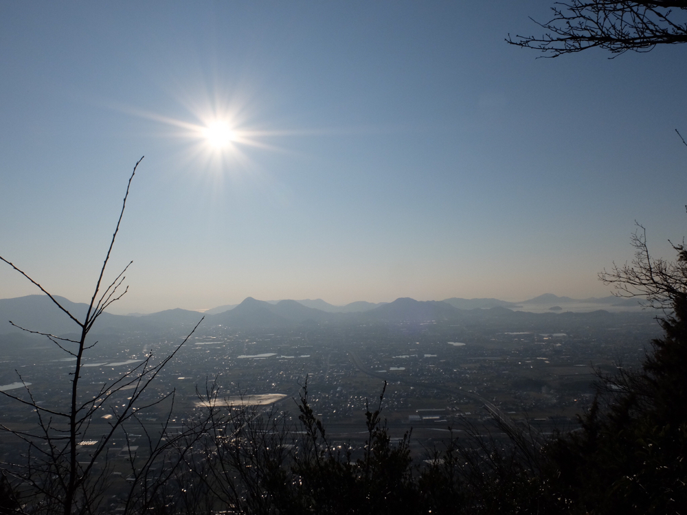 飯野山山頂からの景色