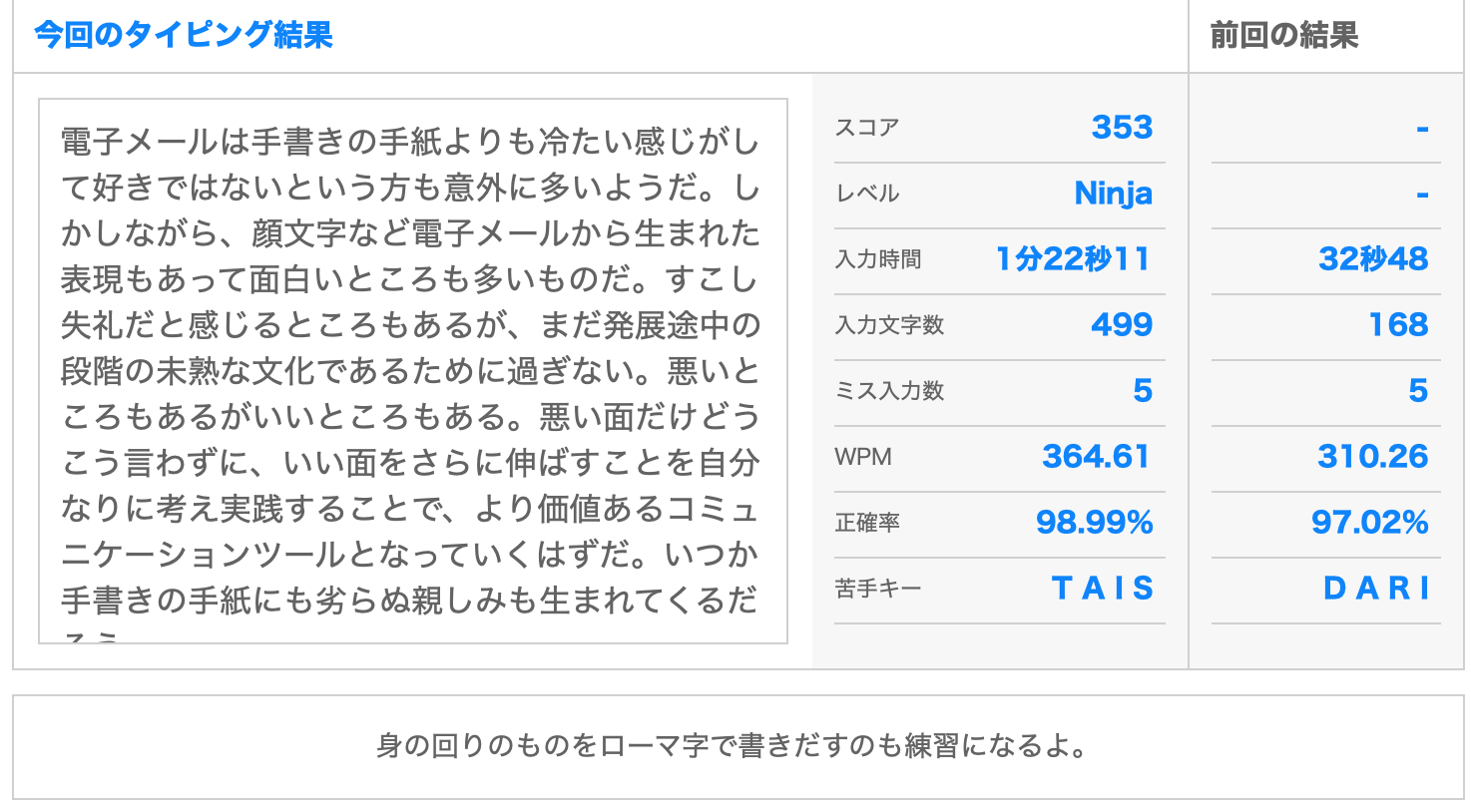 タイピングの学習にオススメのサイトと道具まとめ 基礎からやり直したおかげでタイプスピードアップ へんもぶろぐ